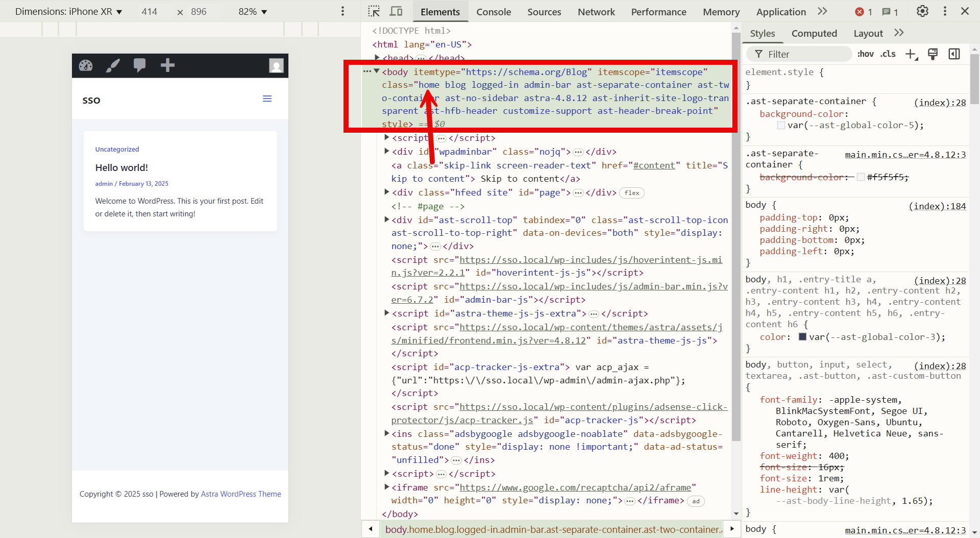 {كلاسات body في الرئيسية?}