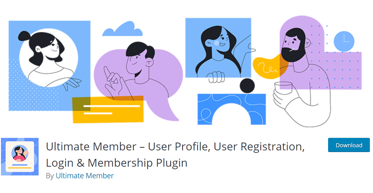 إضافة Ultimate Members – أكثر من 70 ميزة لإنشاء الملفات الشخصية والعضويات