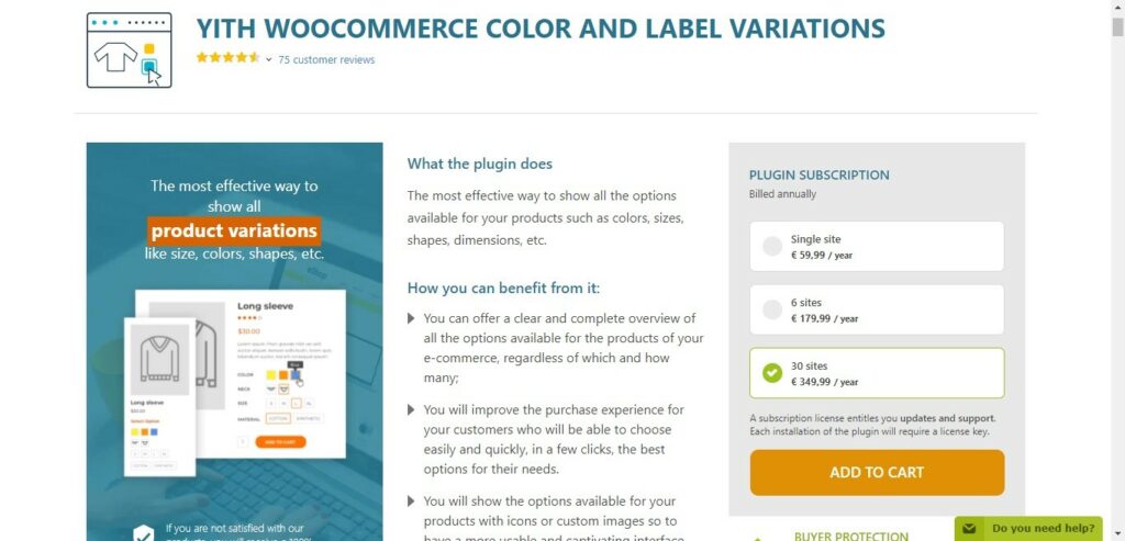 14 1 – YITH WOOCOMMERCE COLOR AND LABEL VARIATIONS