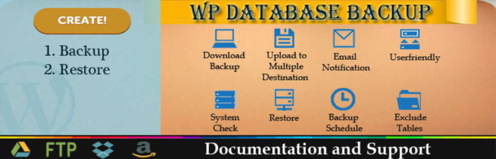 إضافة WP Database Backup