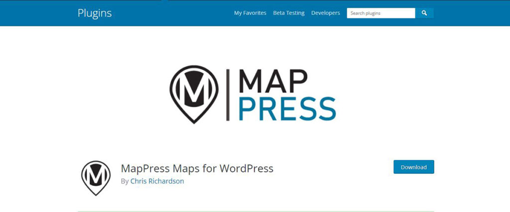 إضافة MapPress Maps إضافات الخرائط في الووردبريس