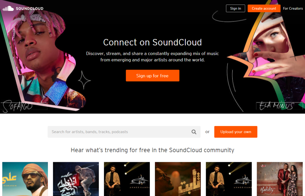ساوند كلاود Soundcloud