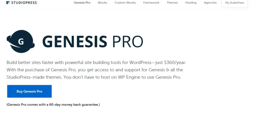 Genesis Pro - StudioPress