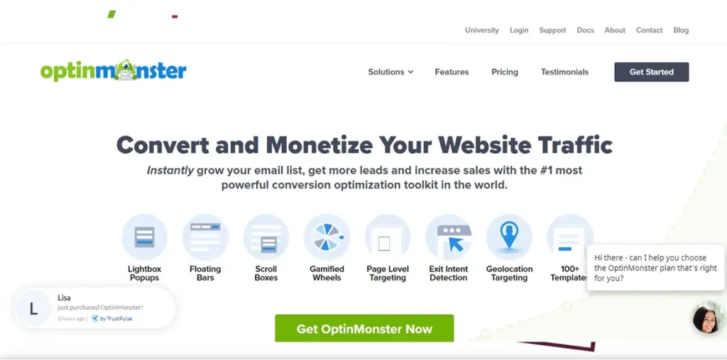 OptinMonster - Most Powerful Lead Generation Software for Marketers