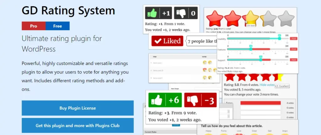 2. إضافة GD Rating System