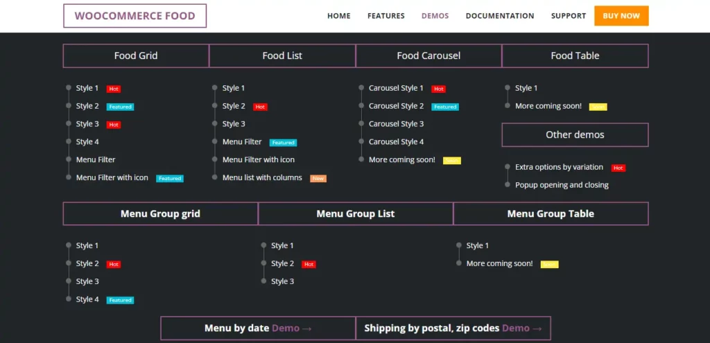 3. إضافة WooCommerce Food