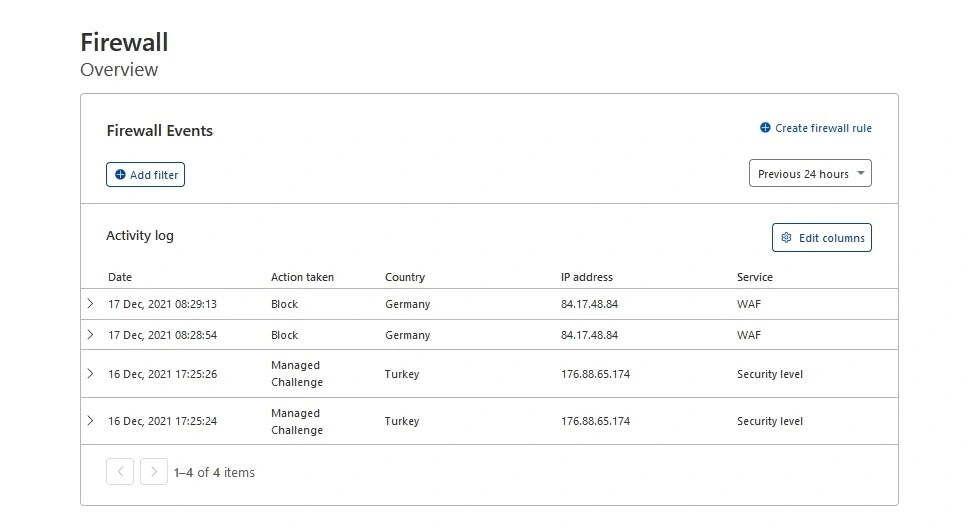 5. قسم Firewall