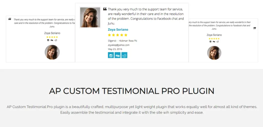 7. إضافة AP Custom Testimonial Pro