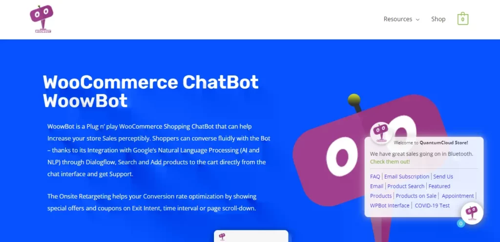 ChatBot for WooCommerce