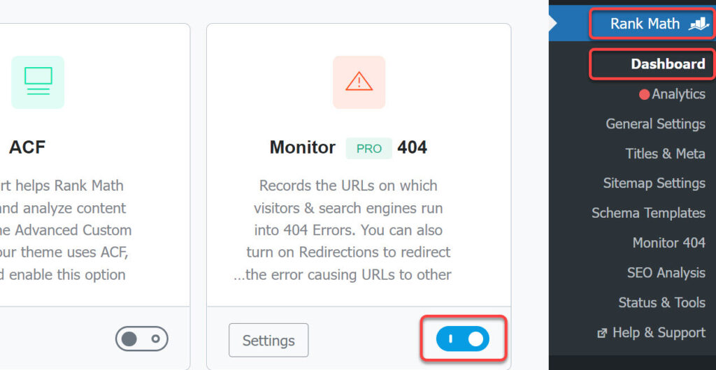 تفعيل وحدة 404 Monitor لاكتشاف وحل مشكلة Error 404 not found