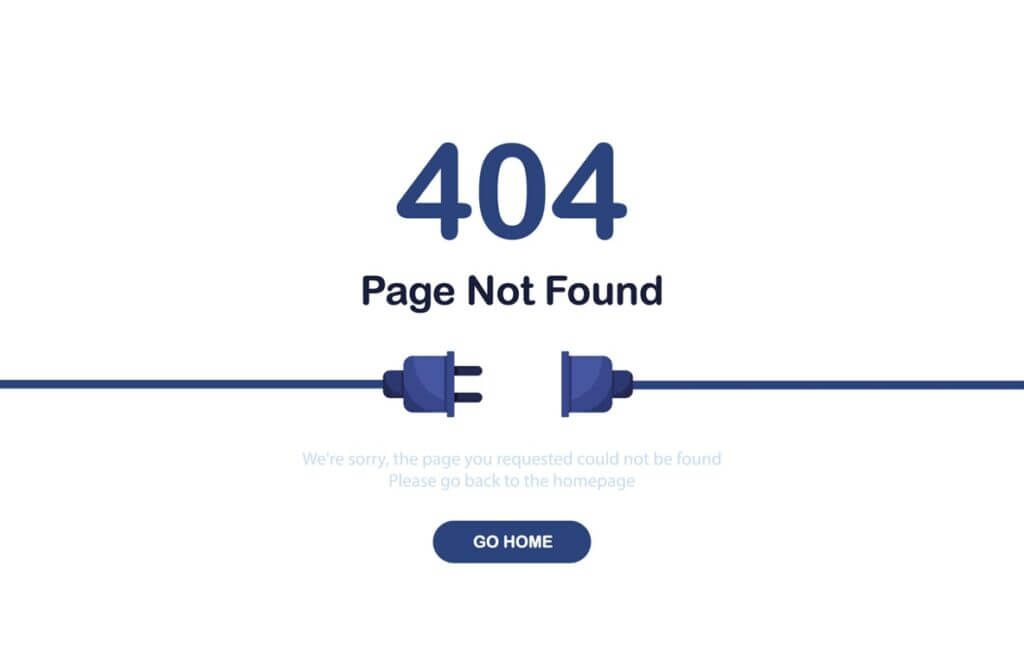 مشكلة Error 404 not found