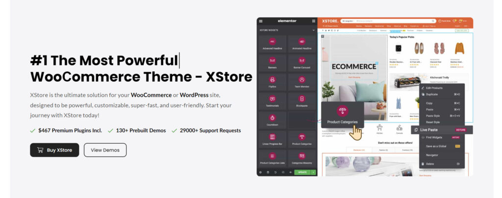  04- الواجهة الرئيسية لقالب XStore 
