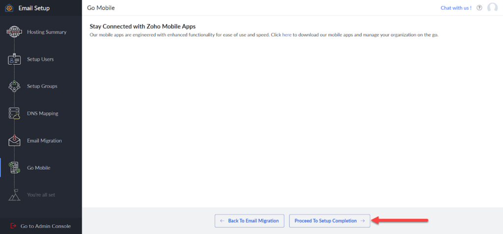 17 - ربط حسابك في منصة Zoho Mail بالتطبيقات الخارجية